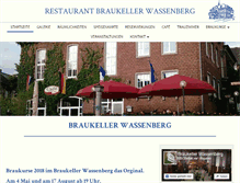 Tablet Screenshot of braukeller-wassenberg.de